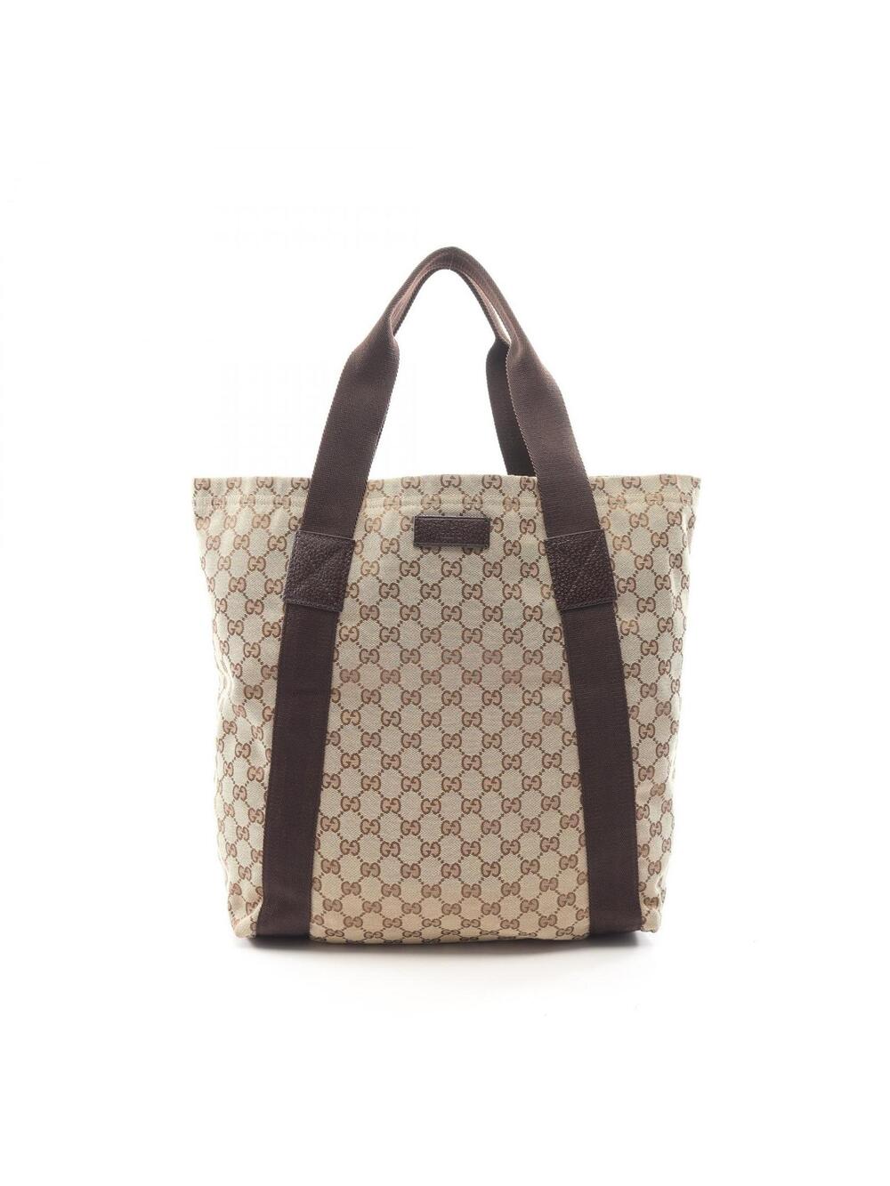 Gucci Gg Canvas Hand Tote Bag Leather #297142G65B